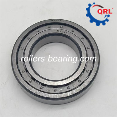 Roulement à rouleaux cylindrique de rangée simple de l'ECP NU211 55x100x21mm